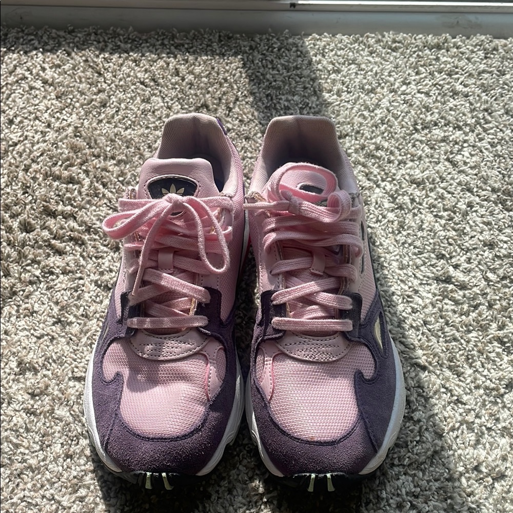 Adidas Women's Sneakers - Pink and Purple